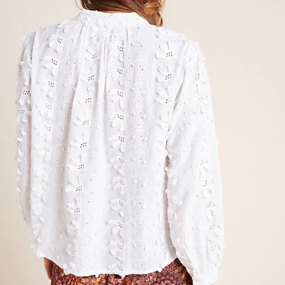 Anthropologie Kathryn Blouse Top - Picture 8 of 9